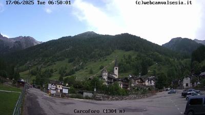 immagine della webcam nei dintorni di Rassa: webcam Carcoforo