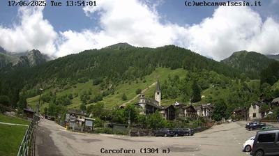 immagine della webcam nei dintorni di Alagna Valsesia: webcam Carcoforo