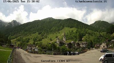 immagine della webcam nei dintorni di Alagna Valsesia: webcam Carcoforo