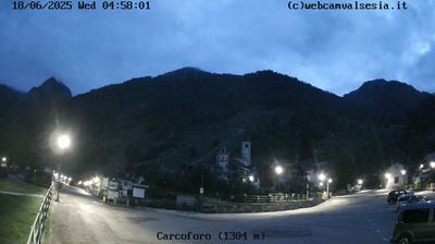 immagine della webcam nei dintorni di Punta Indren: webcam Carcoforo