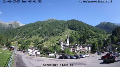immagine della webcam nei dintorni di Rimasco: webcam Carcoforo