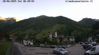 immagine della webcam nei dintorni di Pila: webcam Carcoforo