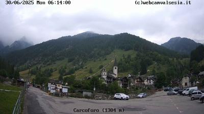 immagine della webcam nei dintorni di Alagna Valsesia: webcam Carcoforo