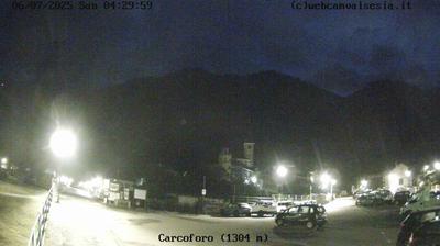 immagine della webcam nei dintorni di Rifugio Boffalora Ticino: webcam Carcoforo