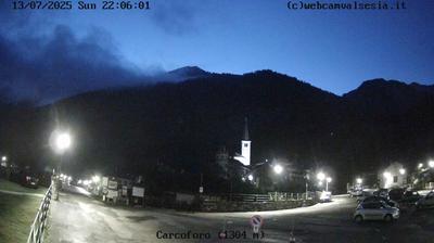 immagine della webcam nei dintorni di Rifugio Boffalora Ticino: webcam Carcoforo