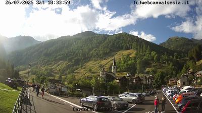 immagine della webcam nei dintorni di Riva Valdobbia: webcam Carcoforo