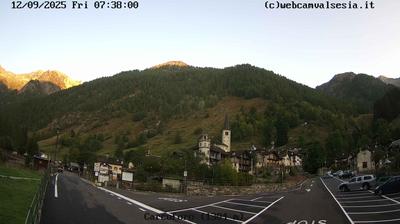 immagine della webcam nei dintorni di Capanna Margherita: webcam Carcoforo