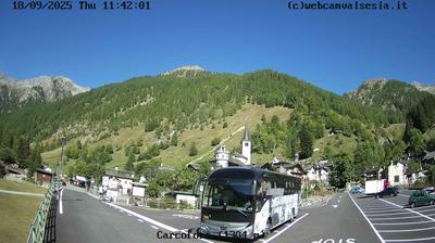immagine della webcam nei dintorni di Rifugio Boffalora Ticino: webcam Carcoforo