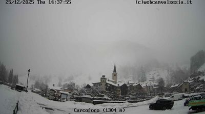 immagine della webcam nei dintorni di Campertogno: webcam Carcoforo