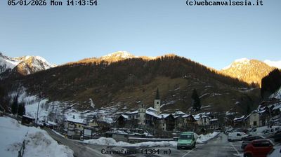 immagine della webcam nei dintorni di Macugnaga: webcam Carcoforo