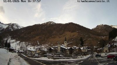 immagine della webcam nei dintorni di Alagna Valsesia: webcam Carcoforo