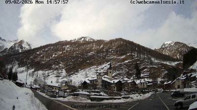 immagine della webcam nei dintorni di Punta Indren: webcam Carcoforo