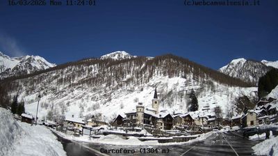 immagine della webcam nei dintorni di Capanna Margherita: webcam Carcoforo