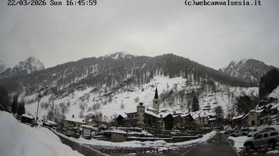 immagine della webcam nei dintorni di Alpe di Mera: webcam Carcoforo