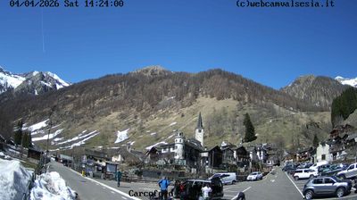 immagine della webcam nei dintorni di Pila: webcam Carcoforo