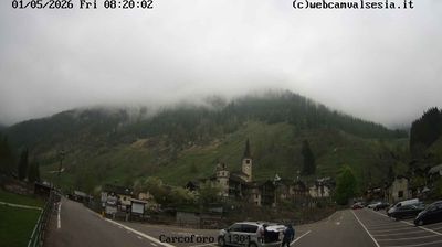 immagine della webcam nei dintorni di Piode: webcam Carcoforo