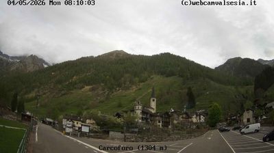 immagine della webcam nei dintorni di Scopello: webcam Carcoforo