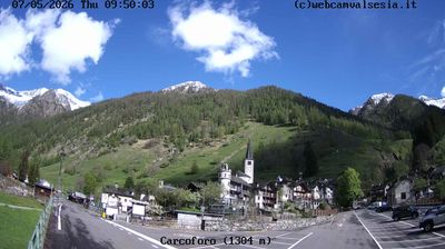 immagine della webcam nei dintorni di Bognanco fonti: webcam Carcoforo