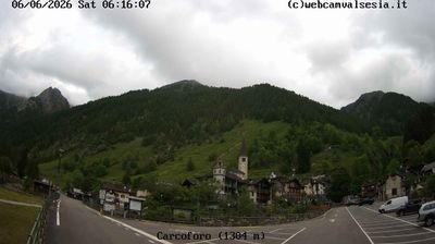 immagine della webcam nei dintorni di Punta Indren: webcam Carcoforo
