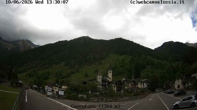immagine della webcam nei dintorni di Montescheno: webcam Carcoforo
