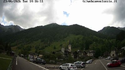 immagine della webcam nei dintorni di Bognanco fonti: webcam Carcoforo