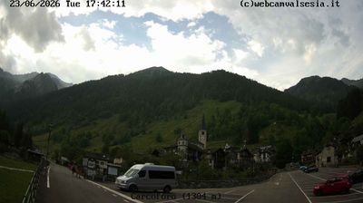 immagine della webcam nei dintorni di Bognanco fonti: webcam Carcoforo