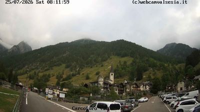 immagine della webcam nei dintorni di Macugnaga: webcam Carcoforo