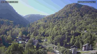 immagine della webcam nei dintorni di Rifugio Boffalora Ticino: webcam Piode