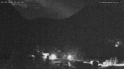 immagine della webcam nei dintorni di Riva Valdobbia: webcam Piode