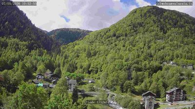 immagine della webcam nei dintorni di Alpe di Mera: webcam Piode