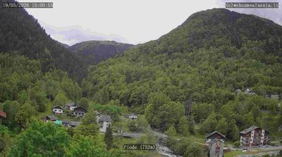 immagine della webcam nei dintorni di Bielmonte: webcam Piode