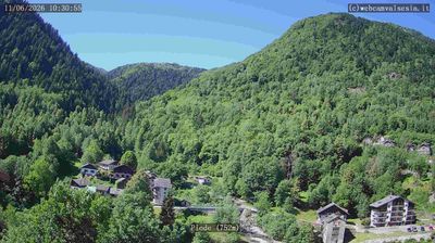 immagine della webcam nei dintorni di Gressoney-Saint-Jean: webcam Piode