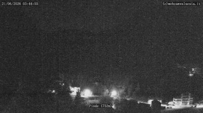 immagine della webcam nei dintorni di Gressoney-Saint-Jean: webcam Piode