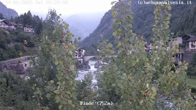 immagine della webcam nei dintorni di Rosazza: webcam Piode