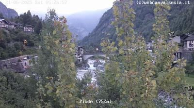 immagine della webcam nei dintorni di Fobello: webcam Piode
