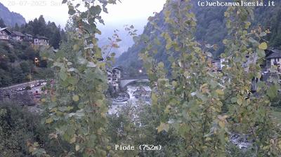 immagine della webcam nei dintorni di Trivero: webcam Piode