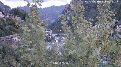 immagine della webcam nei dintorni di Riva Valdobbia: webcam Piode