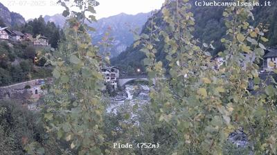 immagine della webcam nei dintorni di Pila: webcam Piode
