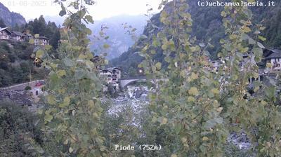 immagine della webcam nei dintorni di Gressoney-Saint-Jean: webcam Piode