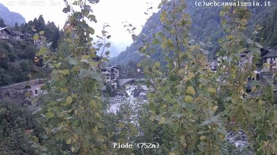 immagine della webcam nei dintorni di Alagna Valsesia: webcam Piode