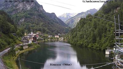 immagine della webcam nei dintorni di Riva Valdobbia: webcam Rimasco