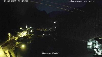 immagine della webcam nei dintorni di Rifugio Boffalora Ticino: webcam Rimasco
