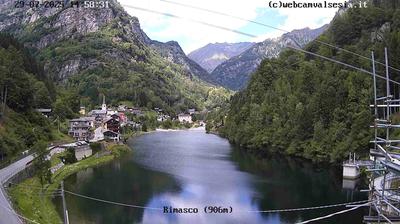 immagine della webcam nei dintorni di Alagna Valsesia: webcam Rimasco