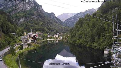 immagine della webcam nei dintorni di Riva Valdobbia: webcam Rimasco