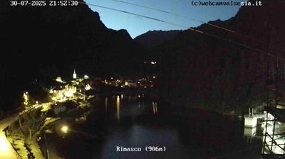 immagine della webcam nei dintorni di Alagna Valsesia: webcam Rimasco