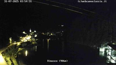 immagine della webcam nei dintorni di Alagna Valsesia: webcam Rimasco