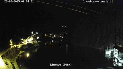 immagine della webcam nei dintorni di Campertogno: webcam Rimasco