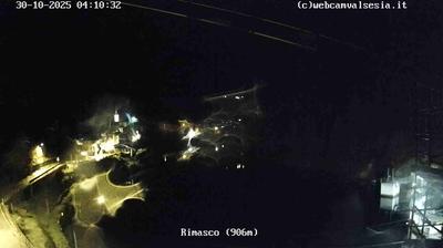 immagine della webcam nei dintorni di Riva Valdobbia: webcam Rimasco