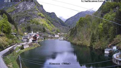 immagine della webcam nei dintorni di Macugnaga: webcam Rimasco