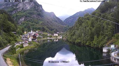 immagine della webcam nei dintorni di Punta Indren: webcam Rimasco